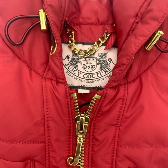 Juicy Couture Peplum Ruffled Puffer Vest - Picture 2 of 5